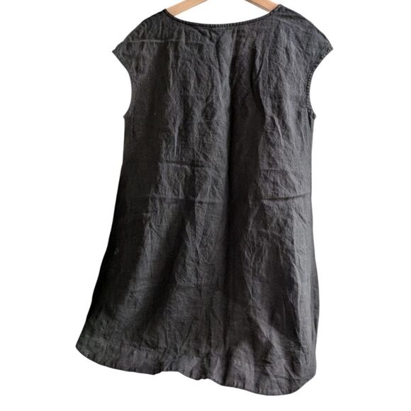 Bryn Walker 💯 Linen Black Oversized Bubble Tunic Size S - Picture 6 of 11